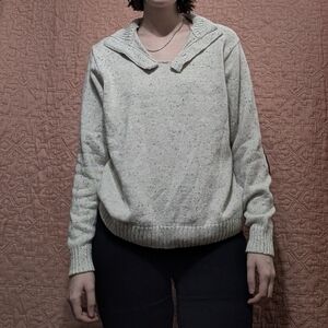 Chaps Men's V-Neck Sweater - Cream